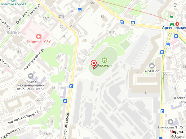 неподалёку от района Печерск